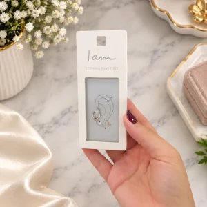 پک گوشواره پرسینگی نقره 925 عیار